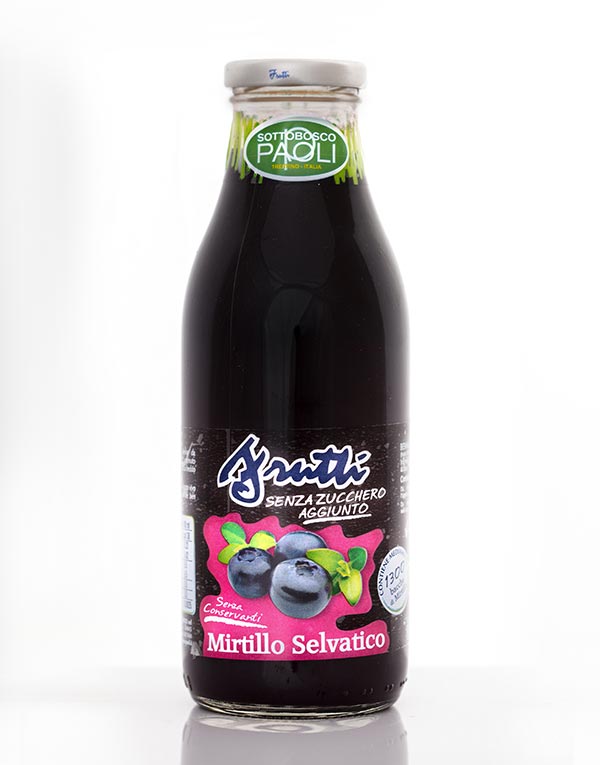 Nettare di mirtilli neri senza zucchero