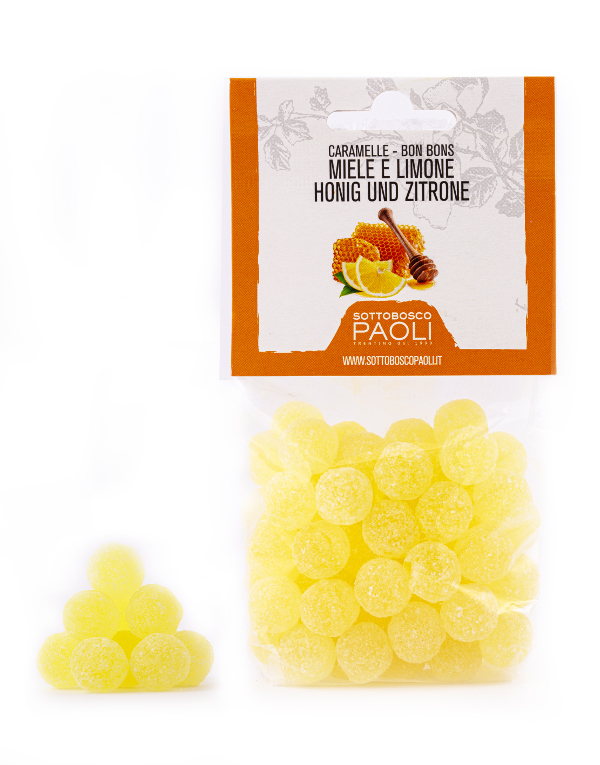 Caramelle al miele e limone